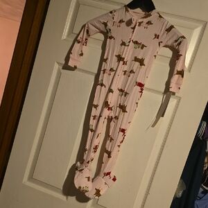 Kids Pink One Piece Pajamas